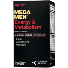 GNC Mega Men Energy & Metabolism 90 caps, GNC Mega Men Energy & Metabolism 90 caps  в интернет магазине Mega Mass