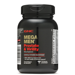 GNC Mega Men Prostate & Virility 90 caps, GNC Mega Men Prostate & Virility 90 caps  в интернет магазине Mega Mass