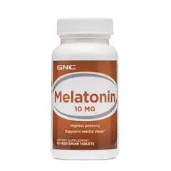 GNC Melatonin 10 mg 60 caps, GNC Melatonin 10 mg 60 caps  в интернет магазине Mega Mass