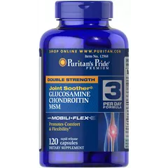 Puritan's Pride Double Strength Glucosamine Chondroitin MSM 120 caps, Puritan's Pride Double Strength Glucosamine Chondroitin MSM 120 caps  в интернет магазине Mega Mass