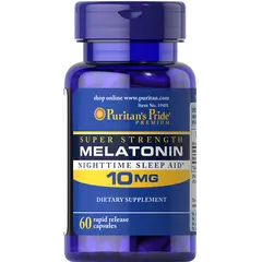 Puritan's Pride Melatonin 10 mg 60 caps, image 