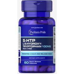 Puritan's Pride 5-HTP 100 mg 60 caps, image 