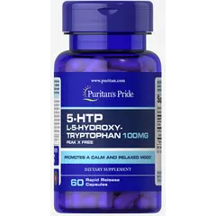 Puritan's Pride 5-HTP 100 mg 60 caps, image 