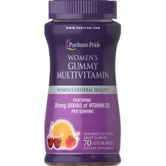 Puritan's Pride Women's Gummy Multivitamin 70 gummies, image 