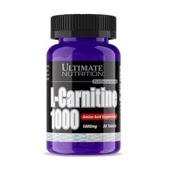 Ultimate Nutrition L-Carnitine 1000 mg 30 tabs, Ultimate Nutrition L-Carnitine 1000 mg 30 tabs  в интернет магазине Mega Mass