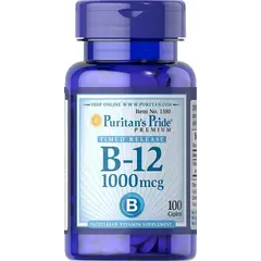 Puritan’s Pride B-12 1000 mcg 100 tabs, Puritan’s Pride B-12 1000 mcg 100 tabs  в интернет магазине Mega Mass