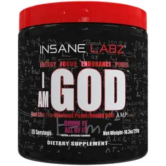 Insane Labz I Am God 25 servings, Вкусы: Apple / Яблоко, Insane Labz I Am God 25 servings, Вкусы: Apple / Яблоко  в интернет магазине Mega Mass