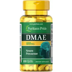 Puritan's Pride DMAE 100 mg 100 caps, Puritan's Pride DMAE 100 mg 100 caps  в интернет магазине Mega Mass