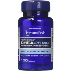 Puritan's Pride DHEA 25 mg 100 tabs, Puritan's Pride DHEA 25 mg 100 tabs  в интернет магазине Mega Mass