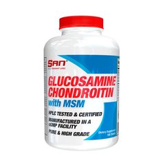 SAN Glucosamine Chondroitin MSM 180 tabs, SAN Glucosamine Chondroitin MSM 180 tabs  в интернет магазине Mega Mass