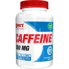 SAN Caffeine 200 mg 120 caps, SAN Caffeine 200 mg 120 caps  в интернет магазине Mega Mass