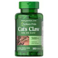Puritan's Pride Cat's Claw 500 mg 100 caps, Puritan's Pride Cat's Claw 500 mg 100 caps  в интернет магазине Mega Mass