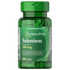 Puritan's Pride Selenium 100 mcg 100 tabs, image 