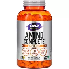NOW Amino Complete 360 caps, Фасування: 360 caps, image 