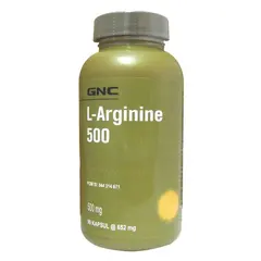 GNC L-Arginine 500 mg 90 caps, GNC L-Arginine 500 mg 90 caps  в интернет магазине Mega Mass