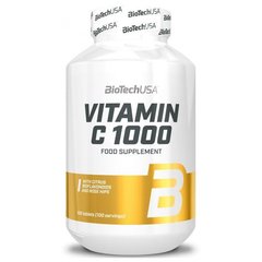 BioTech Vitamin C 1000 100 tabs, BioTech Vitamin C 1000 100 tabs  в интернет магазине Mega Mass