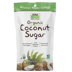NOW Coconut Sugar 454 g, NOW Coconut Sugar 454 g  в интернет магазине Mega Mass