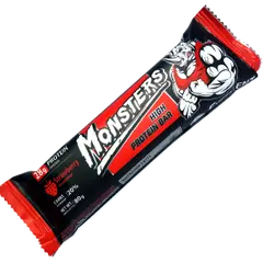 Monsters High Protein Bar 80 g Клубника, Monsters High Protein Bar 80 g Клубника  в интернет магазине Mega Mass