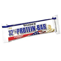 Weider 32% Protein Bar 60 g, Смак: White Chocolate Coconut / Білий Шоколад Кокос, image 