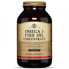 Solgar Omega 3 Fish Oil Concentrate 120 softgels, image 