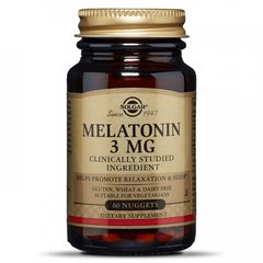 Solgar Melatonin 3 mg 60 tabs, Solgar Melatonin 3 mg 60 tabs  в интернет магазине Mega Mass