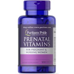 Puritan's Pride Prenatal Vitamins 100 caps, Puritan's Pride Prenatal Vitamins 100 caps  в интернет магазине Mega Mass