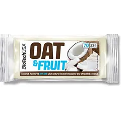 BioTech Oat & Fruits 70 g, Смак: Coconut / Кокос, image 