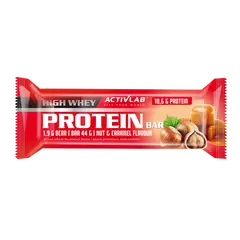 ActivLab High Whey Protein Bar 44 g, Смак: Nuts Caramel / Горіхова Карамель, image 