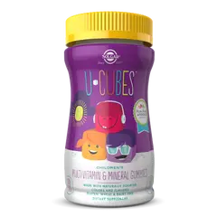 Solgar U-Cubes Children's Multi-Vitamin & Mineral 60 Gummies, image 