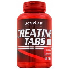 ActivLab Creatine Monohydrate 120 tabs, Фасовка: 120 tabs, Смак: Unflavored  / Без смаку, image 