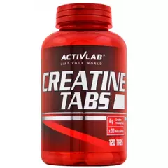 ActivLab Creatine Monohydrate 120 tabs, Фасування: 120 tabs, Смак: Unflavored  / Без смаку, image 