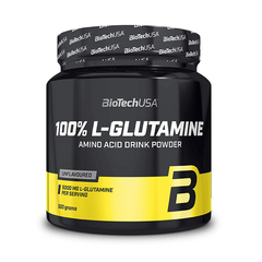 BioTech L-Glutamine 100% 500 g, Фасовка: 500 g, Смак: Unflavored  / Без смаку, image 