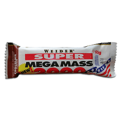 Weider Super Mega Mass 2000 Bar 60 g, Смак:  Strawberry / Полуниця, image 