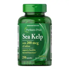Puritan's Pride Sea Kelp 200 mcg 250 caps, image 