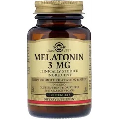 Solgar Melatonin 3 mg 120 tabs, image 