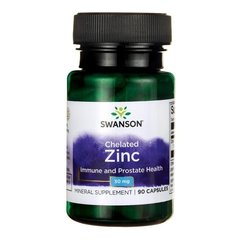 Swanson Chelated Zinc 30 mg 90 caps, image 