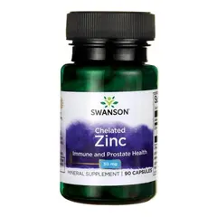 Swanson Chelated Zinc 30 mg 90 caps, image 