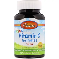 Carlson Labs Kid's Vitamin C Gummies 125 mg 60 gummies, Carlson Labs Kid's Vitamin C Gummies 125 mg 60 gummies  в интернет магазине Mega Mass