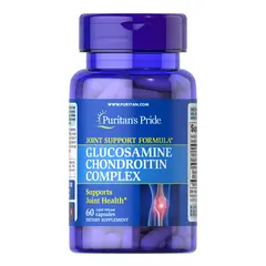 Puritan's Pride Glucosamine Chondroitin Complex Double Strength 60 caps, Puritan's Pride Glucosamine Chondroitin Complex Double Strength 60 caps  в интернет магазине Mega Mass