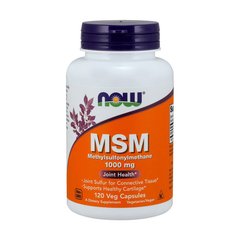 NOW MSM 1000 mg 120 caps, NOW MSM 1000 mg 120 caps  в интернет магазине Mega Mass
