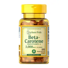 Puritan's Pride Beta-Carotine 3000 mcg 100 softgels, Фасовка: 100 softgels, Концентрация: 3000 mcg, Коцентрація: 3000 mcg, Puritan's Pride Beta-Carotine 3000 mcg 100 softgels, Фасовка: 100 softgels, Концентрация: 3000 mcg, Коцентрація: 3000 mcg  в интернет магазине Mega Mass