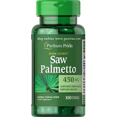 Puritan's Pride Saw Palmetto 450 mg 100 caps, Puritan's Pride Saw Palmetto 450 mg 100 caps  в интернет магазине Mega Mass