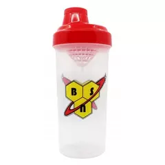BSN Shaker bottle 750 ml BSN clear/red, BSN Shaker bottle 750 ml BSN clear/red  в интернет магазине Mega Mass