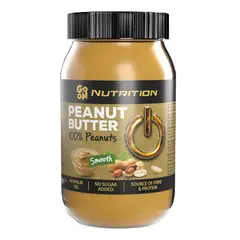 Go On Peanut butter creamy 100% 900 g Smooth, Go On Peanut butter creamy 100% 900 g Smooth  в интернет магазине Mega Mass