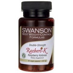 Swanson Razberi-K 200 mg 60 caps, image 