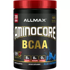Allmax Aminocore BCAA 315 g, Вкусы: Blue Raspberry / Голубая Малина, Allmax Aminocore BCAA 315 g, Вкусы: Blue Raspberry / Голубая Малина  в интернет магазине Mega Mass