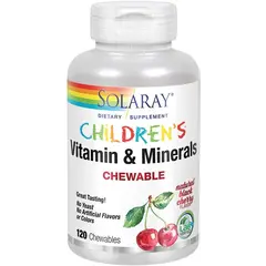 Solaray Children's Vitamin & Minerals 120 chewables, image 