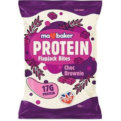 Ma Baker Protein Flapjack Bites 75 g, Смак: Chocolate Brownies / Шоколадне Тістечко, image 