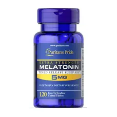 Puritan's Pride Melatonin 5 mg 120 tabs, image 