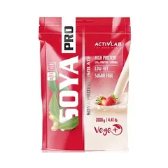Activlab Soya Pro 2000 g, Фасування: 2000 g, Смак:  Strawberry / Полуниця, image 